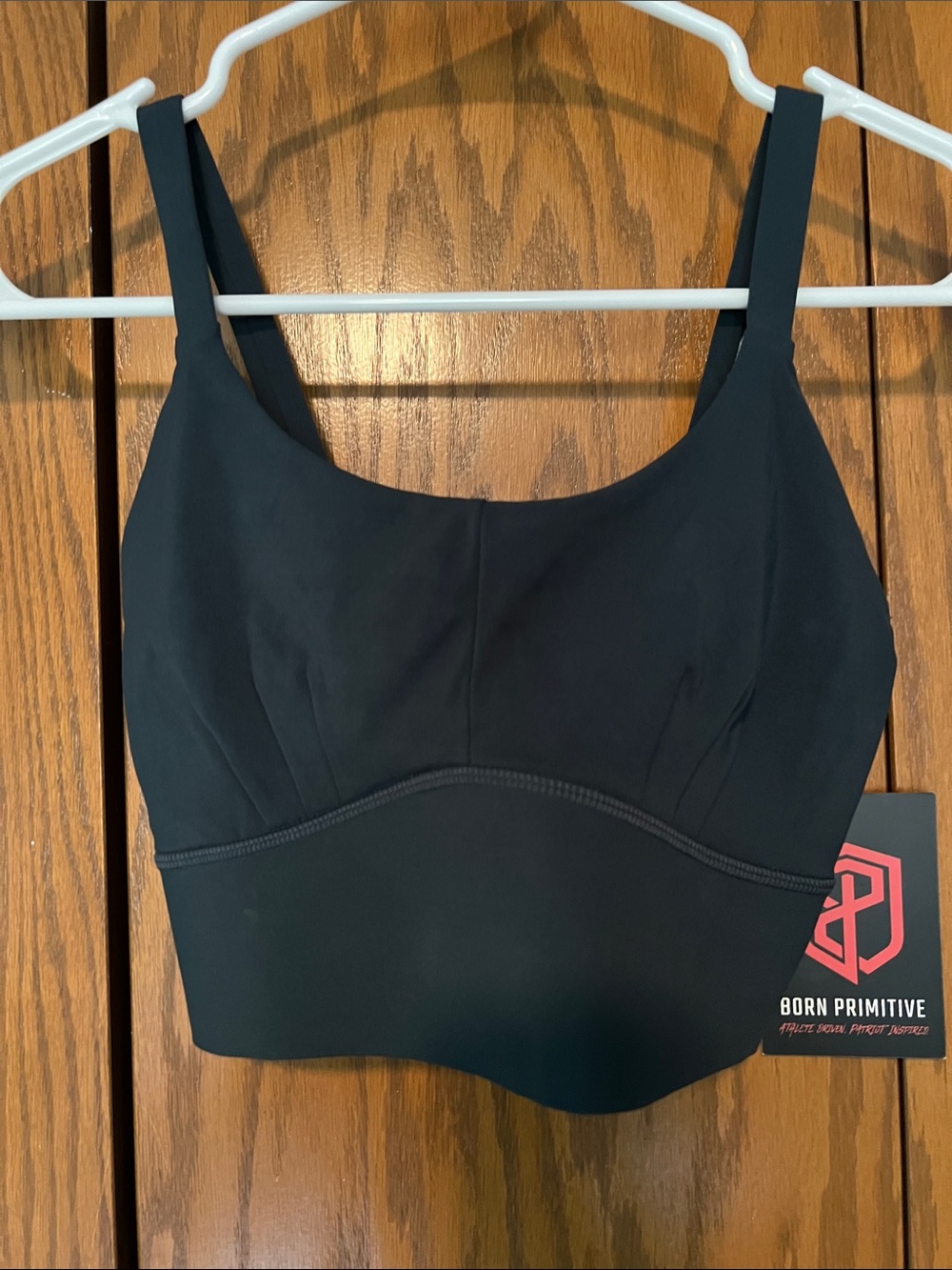 Born Primitive Navy Longline Sports Crop Bra